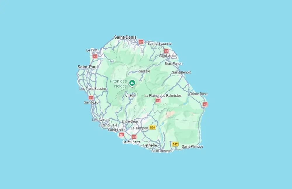la reunion carte
